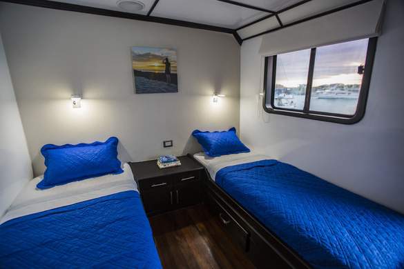 Ecuador Galapagos Xavier III Boat Upper Twin Cabin Room © G Adventures Inc..jpg